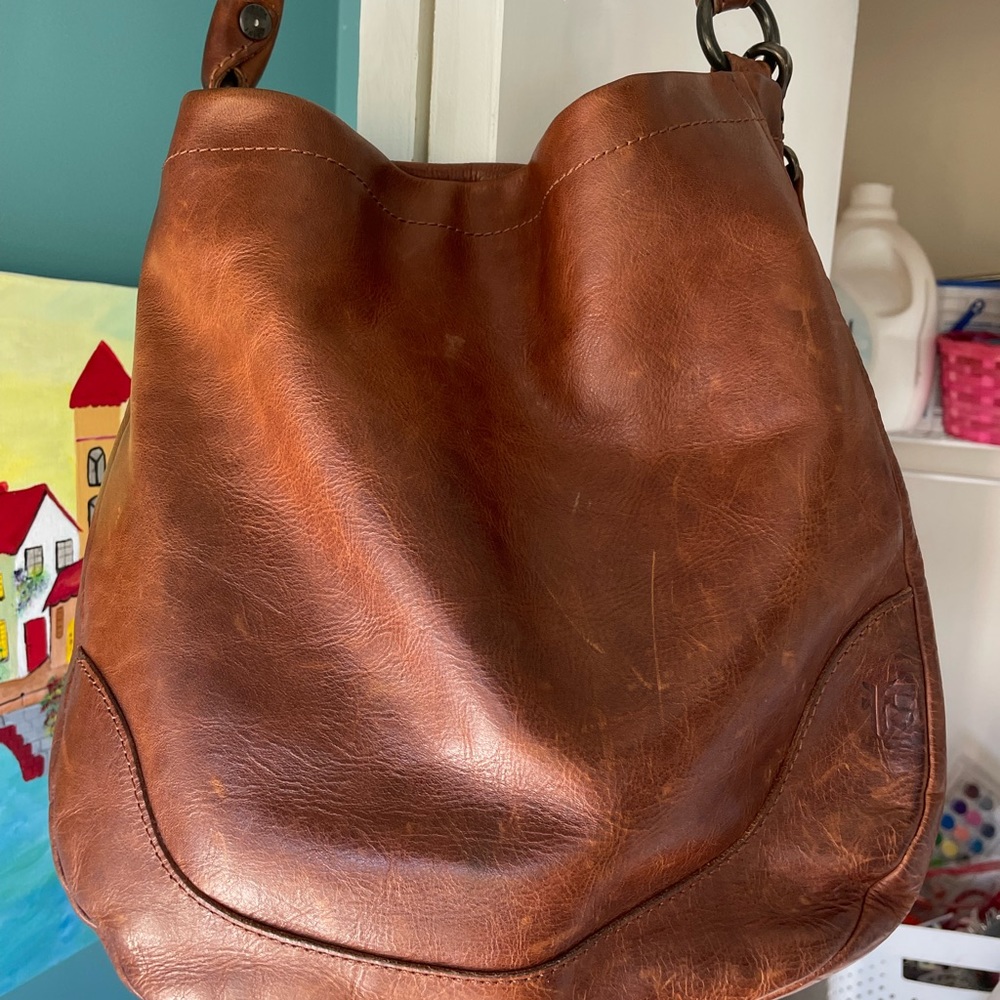 STUNNING Frye Melissa Hobo Bag with Cross Body Strap